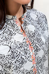 2 PIECE PRINTED KHADDAR SUIT-IVORY MAZE (UNSTITCHED)
