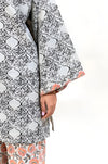 2 PIECE PRINTED KHADDAR SUIT-IVORY MAZE (UNSTITCHED)