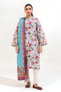 3 PIECE PRINTED KHADDAR SUIT-LINEN GLOOM (UNSTITCHED)