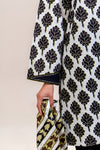 3 PIECE PRINTED KHADDAR SUIT-CHARCOAL TINT (UNSTITCHED)