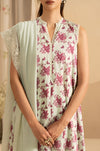 PISTACHIO DUST- 3PC EMBROIDERED LAWN SUIT