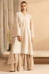 MOONLIT BEIGE- 3PC EMBROIDERED LAWN SUIT