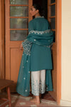 TEAL DREAM- 3PC EMBROIDERED LAWN SUIT