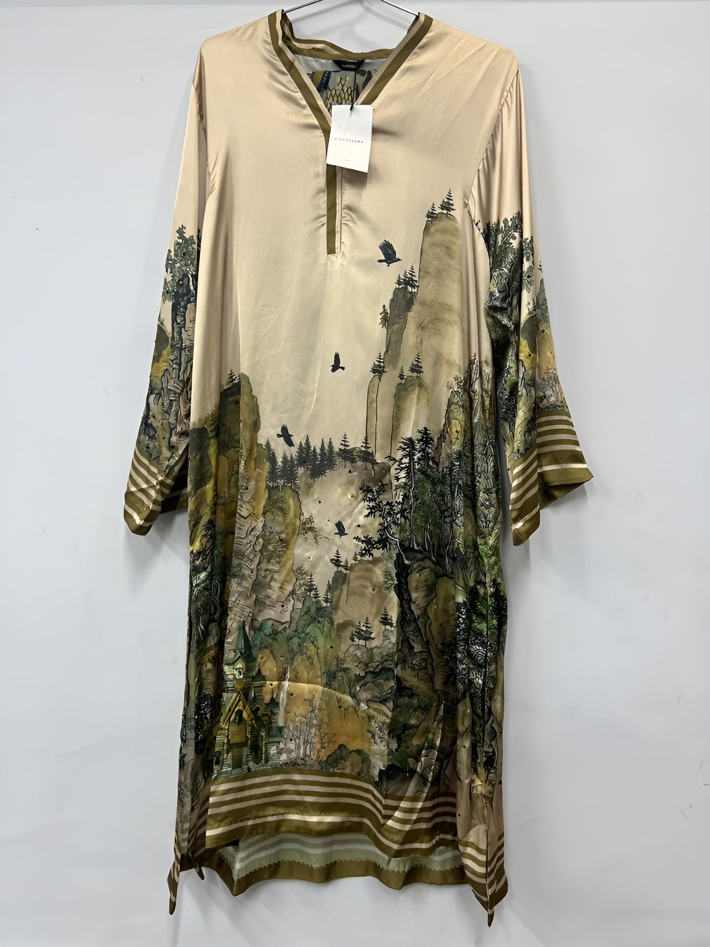 2 Piece - sapphire printed silk