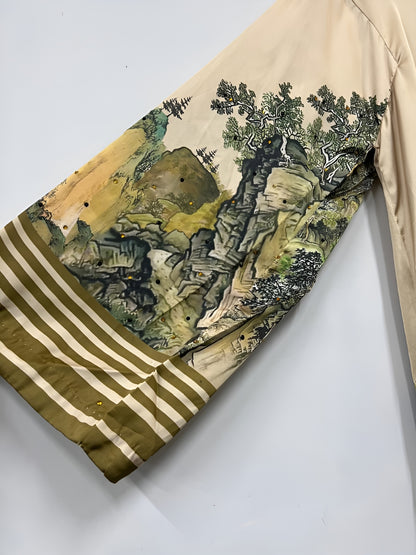 2 Piece - sapphire printed silk