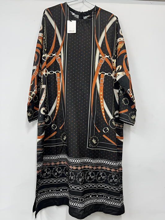 2 Piece - sapphire printed silk