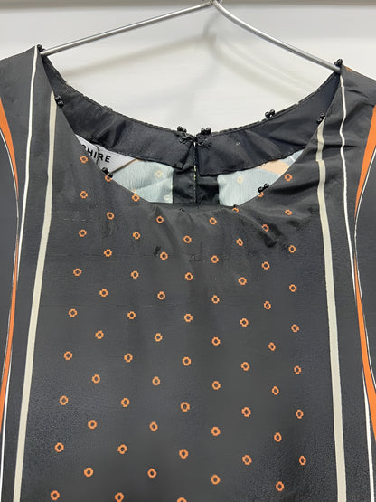 2 Piece - sapphire printed silk