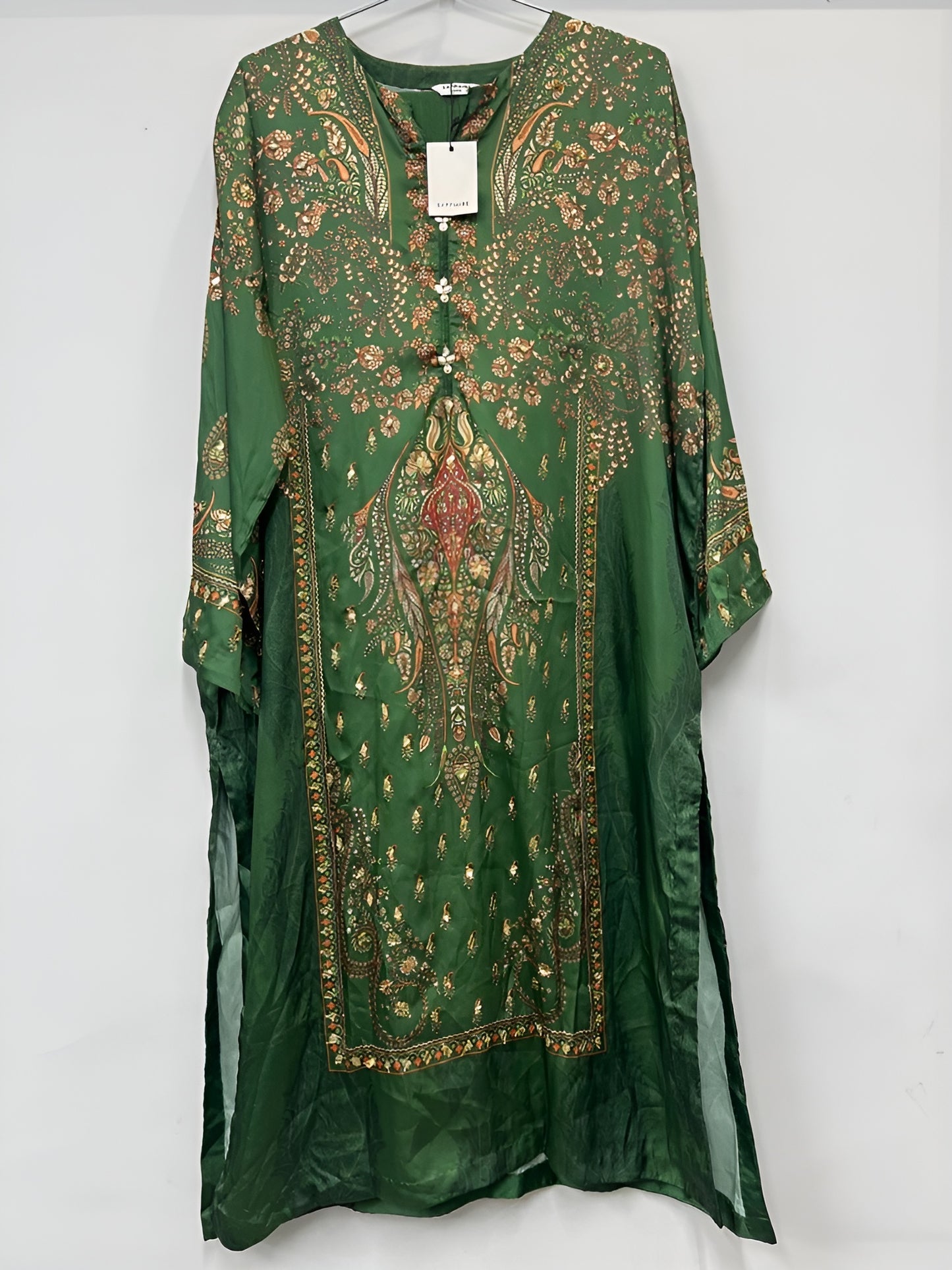 2 Piece - sapphire printed Silk