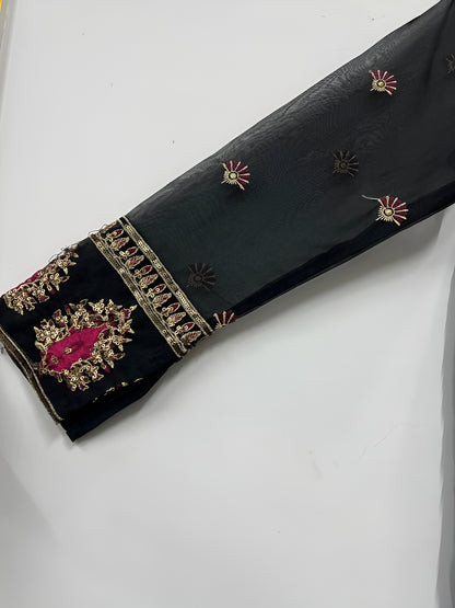 2 Piece - sapphire EMBROIDERED Black