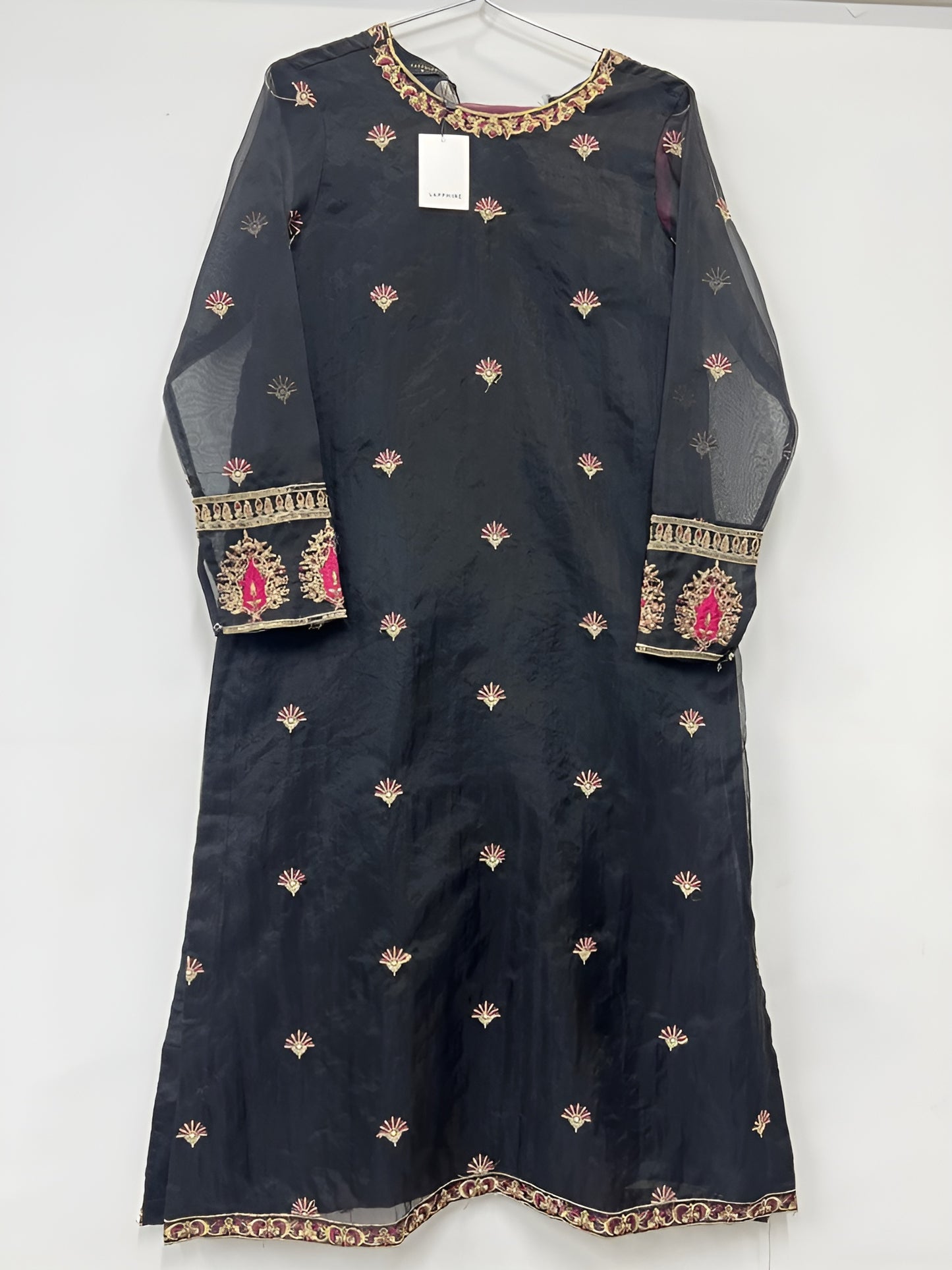 2 Piece - sapphire EMBROIDERED Black