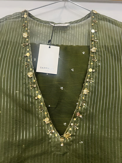 2 Piece - sapphire semi formal green