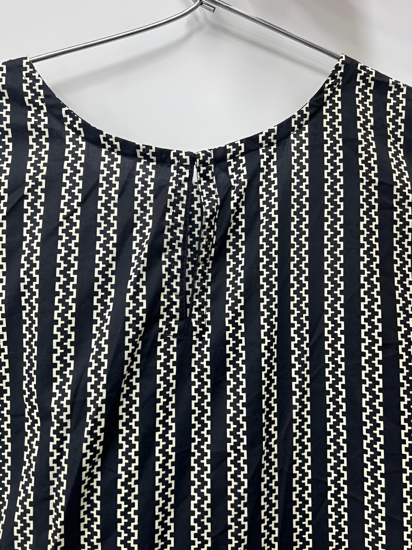 2 Piece - sapphire printed whait & black