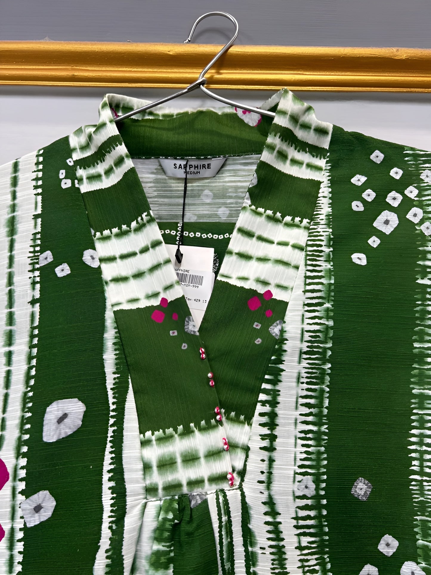 2 Piece - sapphire printed green