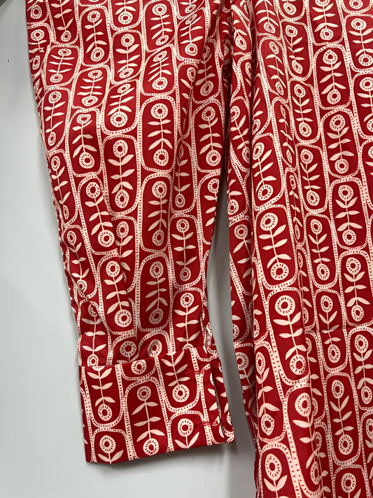 2 Piece - sapphire printed Red