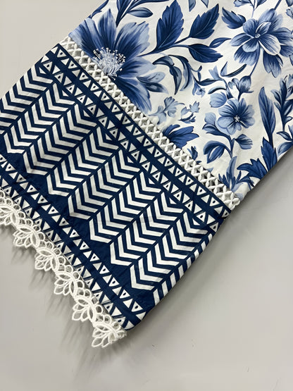 2 Piece - sapphire printed blue