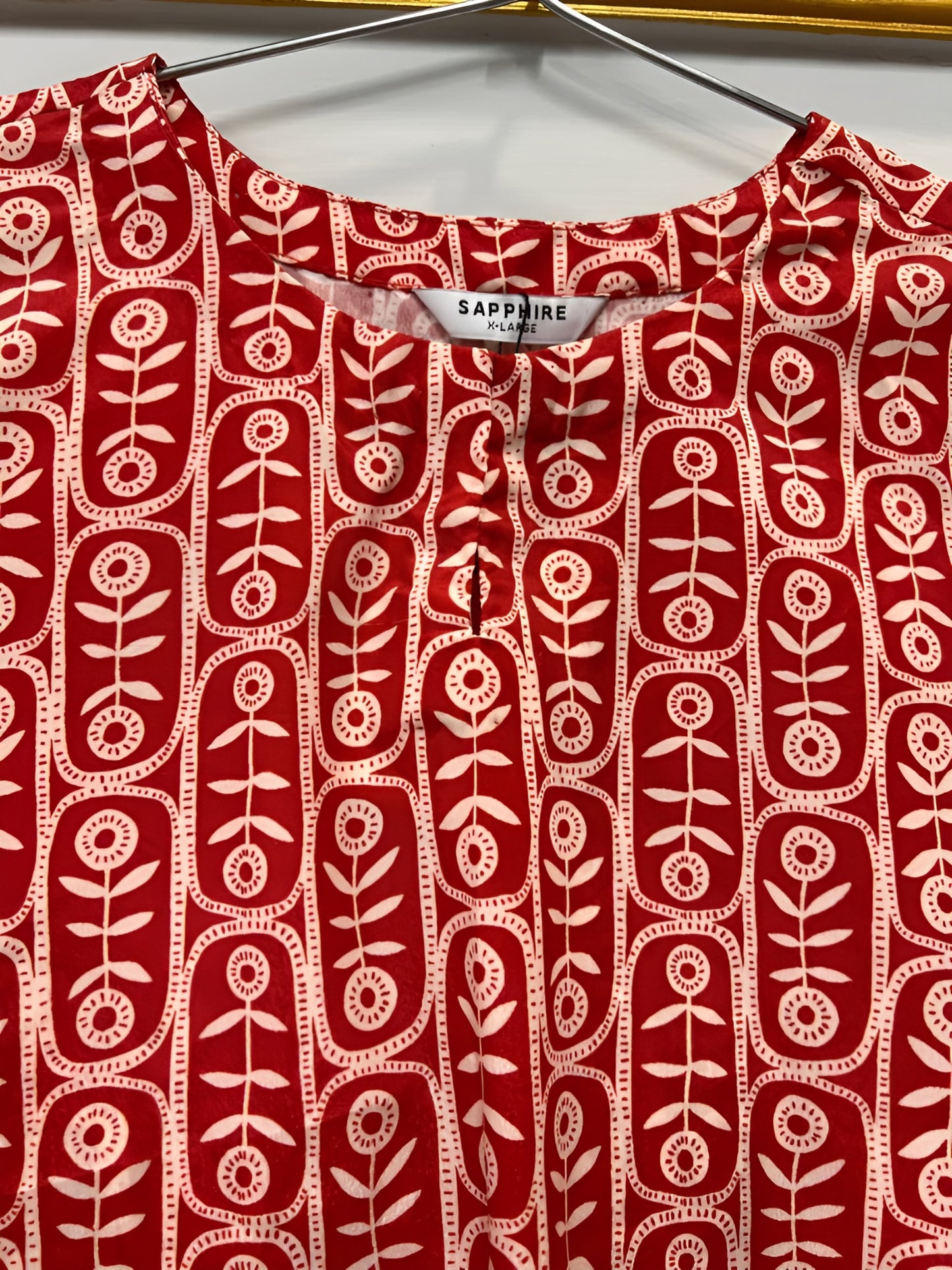 2 Piece - sapphire printed Red