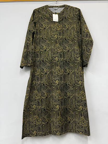 2 Piece - sapphire printed green & black