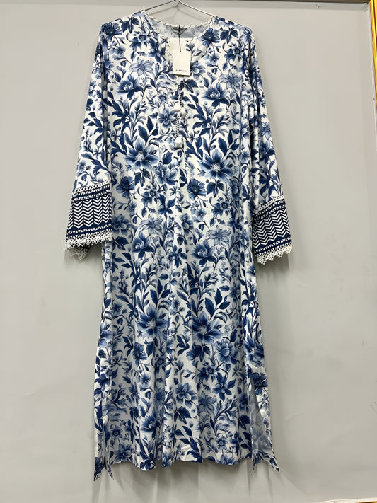 2 Piece - sapphire printed blue