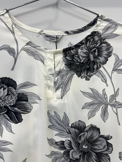 2 Piece - sapphire printed whait