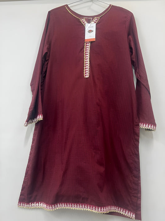 khaadi - shirt -EMBROIDERED