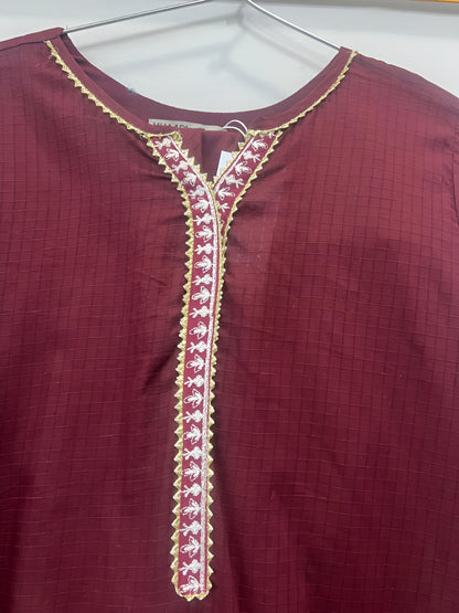 khaadi - shirt -EMBROIDERED
