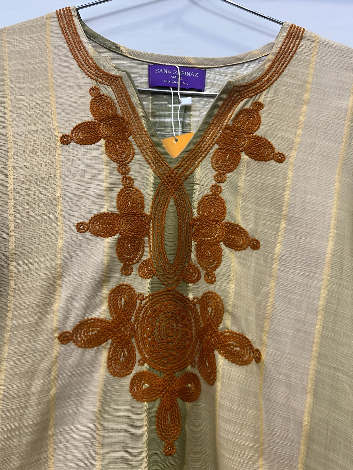 shirt - sanasafinaz EMBROIDERED