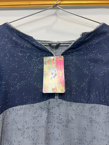 shirt- sapphire printed