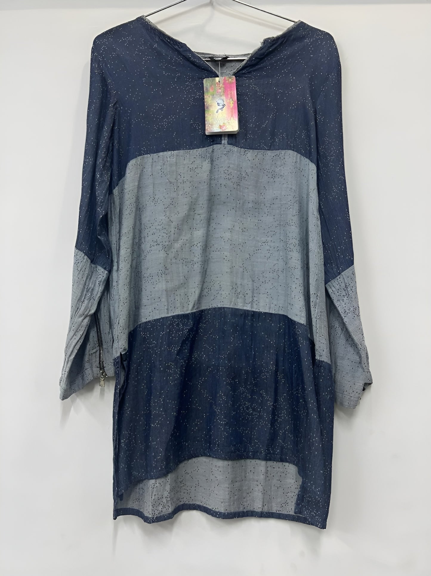 shirt- sapphire printed