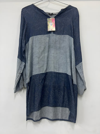 shirt- sapphire printed