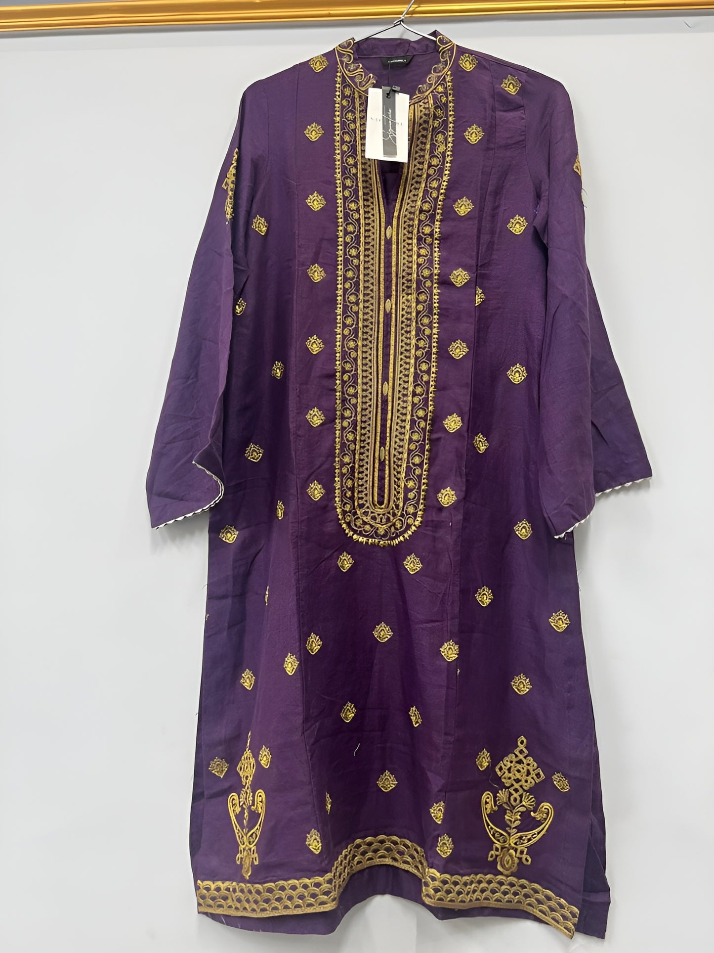 shirt- sapphire EMBROIDERED