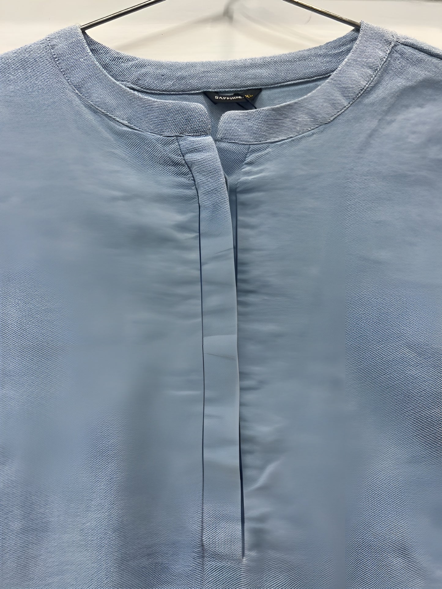 shirt- sapphire EMBROIDERED