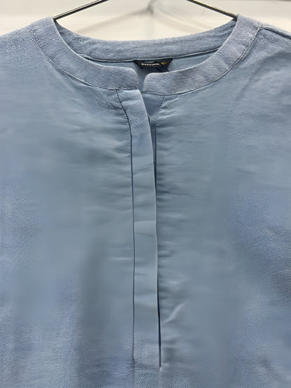 shirt- sapphire EMBROIDERED