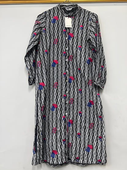 shirt- sapphire EMBROIDERED