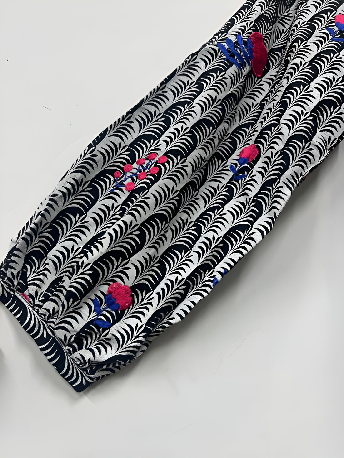 shirt- sapphire EMBROIDERED