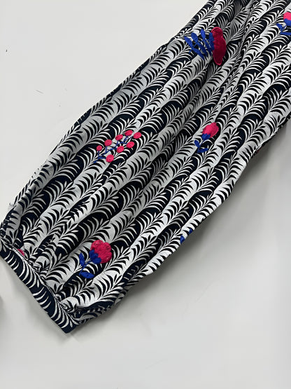 shirt- sapphire EMBROIDERED