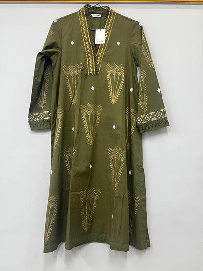 shirt- sapphire EMBROIDERED