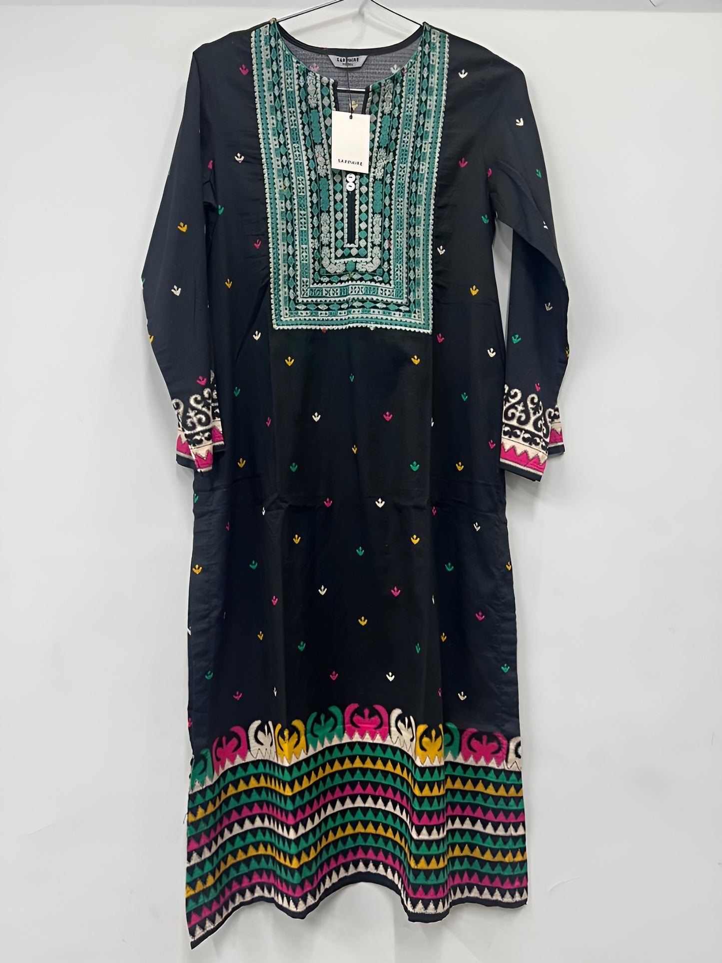 shirt- sapphire EMBROIDERED