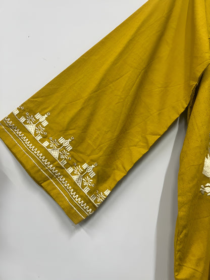 shirt - sapphire EMBROIDERED