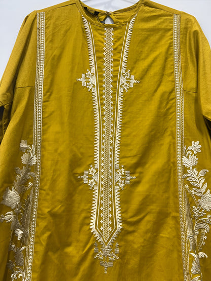 shirt - sapphire EMBROIDERED