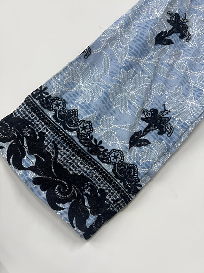 shirt- sapphire EMBROIDERED