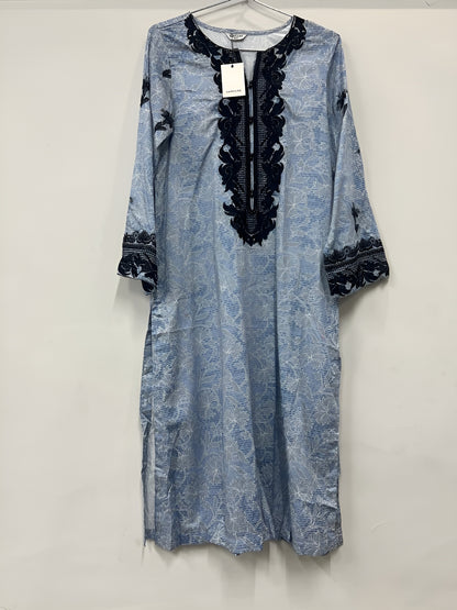 shirt- sapphire EMBROIDERED